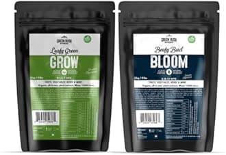 Green Rush Nutrients Organic Veg to Harvest Double Pack - Leafy Green Grow & ...