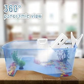 Rypet Baby Turtle Aquarium Tank Starter/ Accessories Kit - Reptile Terrariums...