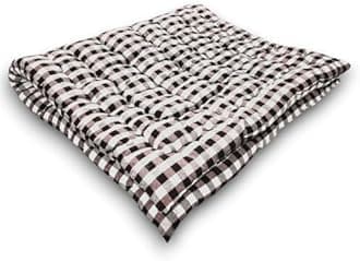 ATOOTFUSION Soft Thick Premium Cotton Quilt|Movable Foldable Rollable Light Weight Filled Single Firm Cotton Mattress|Gadda(Ghingam Plaid,1 Sleeping Capacity,3X6 Ft Or 72X36 In)Black&White Check