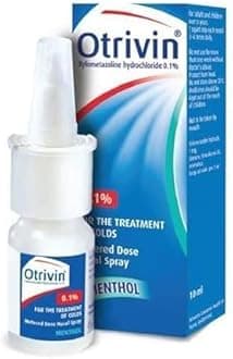 Otrivin 0.1% Menthol Nasal Spray 10 ml