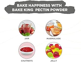 BAKE KING Pectin Powder 60gm, Powder Ideal for Gelling Agent, Jams, Marmalades, Chutneys and Fruit Jellies