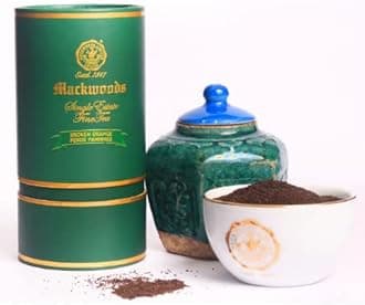 Ceylon Black Tea, MACKWOODS Single Estate, Loose Leaf Broken Orange Pekoe FANNINGS Tea Cylinder