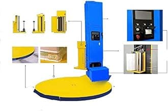 PEC Pallet Wrapping Machine Industrial Shrink Wrap Machines with Built-in Scale (CMJ-S2)