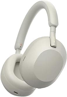 WH1000XM5 SM Wh 1000Xm5 Wireless Noise Cancelling Headphones, SILVER, Standard, WH-1000XM5 SL