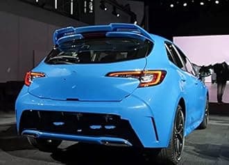 Car Rear Spoilers Tail Wing Spoiler For Toyota For Corolla Hatchback 2019 2020 2021 2022 ABS Car Rear Roof Wing Tail Spoiler (Color : White)