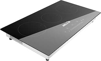 EMINENCE03 Induction Hob, Electric, 5600W, with 8 Level Power Setting, Auto -Off Protection, Toughened Glass and Touch Controls (Black)