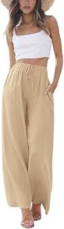 womens Linen Pants Casual Pants