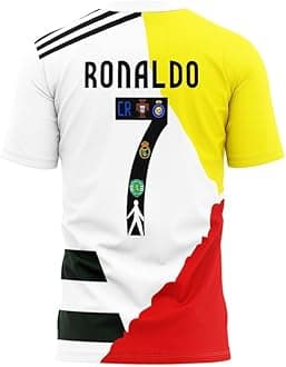RJM Men Polyester Regular Fit Ronaldo Jersey 2025/26 (CR7 Fans Jersey Special Version)