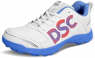 DSC Beamer X Cricket Shoes for Mens (Light Weight | Economical | Durable) Pastel Blue 10 UK