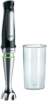 Braun MQ 7000X 0.6 L Immersion Blender Black,Satin Steel 1000 W