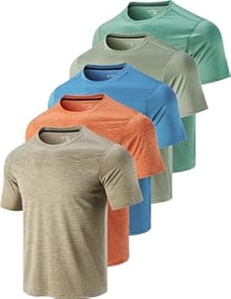 Liberty Imports Men's T-Shirts Athlétiques À Manches Courtes Et Col Rond T-Shirt