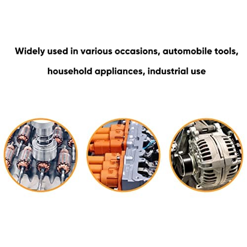 20pcs Carbon Brush Replacement Replaceable Electric Motor Brushes Drywall Sander Great Conductive Carbon Motor Brush 101 6x10x15mm with Thermal Conductivity for Electric Motors