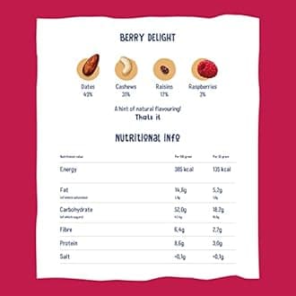 Nakd Berry Delight, 4x35g