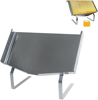 witbee Honeycomb Frame Display Stand for Langstroth Frame, Stainless Steel Beekeeping Hive Uncapping Holder for Beekeeping Restaurants Catering Tableware Equipment