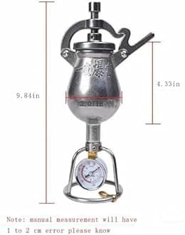 Popcorn Maker, Chinese Popcorn Popper, High Pressure Making Traditional Popcorn Machine for Home Decor(230ML)