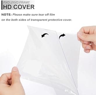 Vinyl Record Frame for the Wall Display Album Cover, White 16x24 Frame for any 12 Inch LP Record with Cover - 2 Packs/White