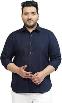 ELYYORK Shirt for Men Plus Size||Shirt for Men Plus Size 4XL||6XL Shirts for Men Plus Size||Plus Shirts for Men||Plus Size Shirts for Men Full Sleeve|| Formal Shirt for Men||CB-PLS-01