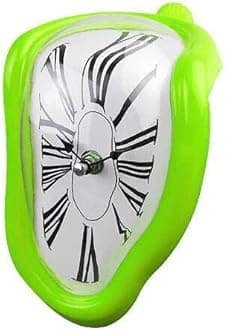 Green Melting Clock
