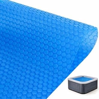 Gekufa Spa and Hot Tub Bubble Insulating Cover 8ft x 8ft Thermal Solar Blanket Cover(16 Mil)