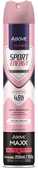 ABOVE Sport Energy MAXX 48H Antiperspirant Deodorant Dry Spray for Womens -Blocks Sweat, Odor Protection, No Stain & Quick-Drying -Instant Freshness -Floral Scent Deodorant Spray For Women- 8.45 fl oz