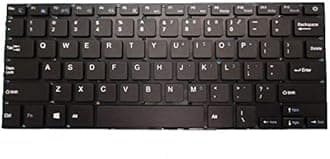 Laptop Keyboard For I-life ZED AIR H2 Black Without Frame United States US