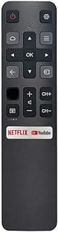 Basic IR Replacement Remote for TCL Android TV & TCL Google TV Without Voice Command