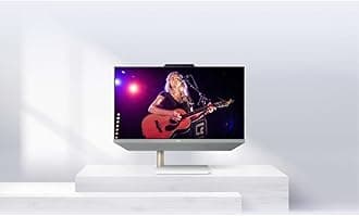 ASUS Zen AiO 24, 23.8” FHD Touchscreen Display, AMD Ryzen 7 5825U Processor, 16GB DDR4 RAM, 512GB SSD, Windows 11 Home, Kensington Lock, Wireless Keyboard andMouse Included, White, M5401WYA-DH704T
