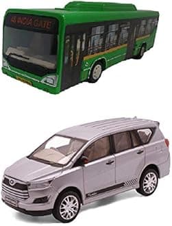 Amisha Gift Gallery Toys Car New Innova Crysta Pull Back Toy Model for Kids Red (Color May Vary as per Availability) (Multicolour-11)