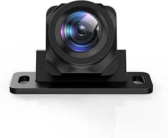 MekedeTech DUDUAUTO HD AHD 1080P Night Vision Front Rear View Camera Lens, Waterproof, 11.48 Feet Cable for Android Radio (Front Camera)