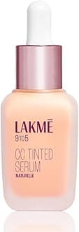 Lakme CC Tinted Serum with 2% Hyaluronic Acid||Tinted Moisturizer to Brighten Skin|| Conceal Dark Spots|| Naturelle - 30ml