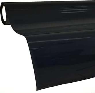 VViViDTransparent Colorful Vinyl Window Tinting Sheets (6ft x 4.9ft, Dark Black)