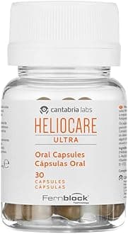 Heliocare® Ultra Capsules (30 Capsules) Sun Protection Supplements | Extra Protective Skin Care Boost - Increase Resistance to Sun Damage | Protects Against UVA, UVB, Visible and Infrared Hazards