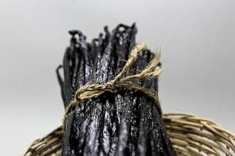 12 Aromatic Tahitian Vanilla Beans for Making Vanilla Extract, Whole Vanilla Beans Extract Grade 5-5.5 inches, Perfect For Homemade, baking and cooking (12 Beans)