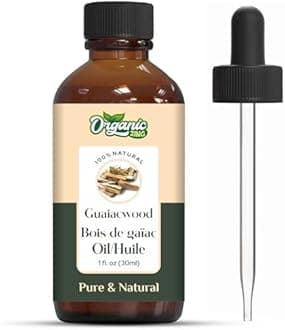 Organic Zing Guaiacwood (Bulnesia Sarmientoi) Oil | Pure & Natural Essential Oil for Skincare, Aroma and Diffusers- 30ml/1.01fl oz