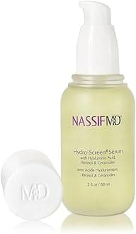 NassifMD Hydro-Screen Hydration Serum | Surgeon-Created Hyaluronic Acid, Ceramides & Retinol Formula for Plumping, Firming & Reducing Fine Lines
