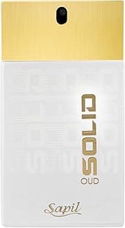 Solid Oud Eau De Toilette 100ml, Affordable Luxury Unisex Perfume, Oriental Woody Fragrance with Fresh Citrus Top Notes, Bold Blend Perfumes for Men and Women