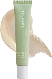 Lip Butter Balm - Conditioning Lip Mask and Lip Balm for Instant Moisture, Shine and Hydration - Sheer Tinted(.5 Oz) (Sweet Mint)