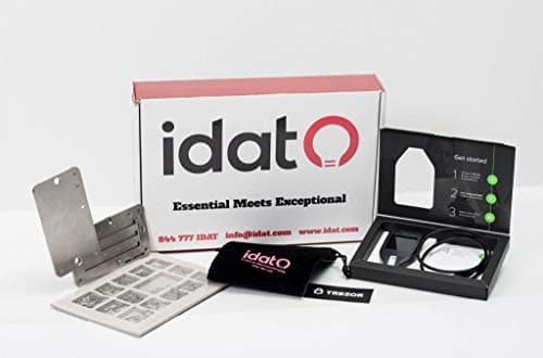 Trezor Model T Cryptocurrency Hardware Wallet and Cryptosteel Mnemonic Bundle by Bellissimax