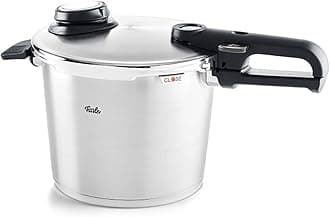 Vitavit Premium Pressure Cooker with Steamer Insert, 6.3 Quart