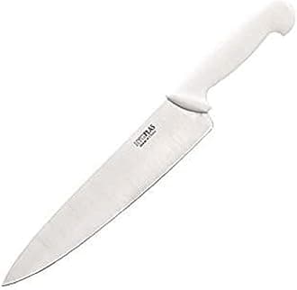 Colour-Coded Chef's Knife 25.5cm / 10 inch Blade Professional Grade | White for Dairy | Weight: 200 grams | C879