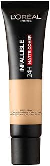 Liquid Foundation, Waterproof, Sweatproof And Heatproof, Oil-Control, Infallible 24H Matte Cover, 110 Rose Vanilla, 35 Ml