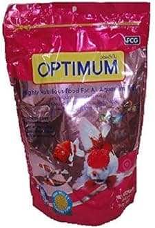 Foodie Puppies Optimum Fish Food - 1Kg (Mini Pellet) | Highly Digestible & Added with Fish Meal, Corn Protein Meal & Fish Oil | Highly Nutritious Fish Food for All Aquarium Fish with Free Key Ring