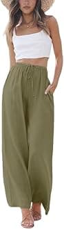 womens Linen Pants Casual Pants