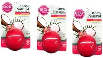 EOS Super Soft Shea Lip Balm, Coconut Milk 0.25 oz (Pack of 3)