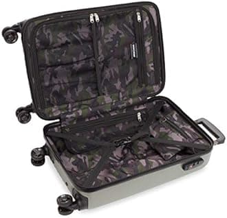 SwissGear 7272 Energie Hardside Expandable Luggage with Spinner Wheels, Gunmetal, Carry-On 19-Inch, 7272 Energie Hardside Expandable Luggage With Spinner Wheels