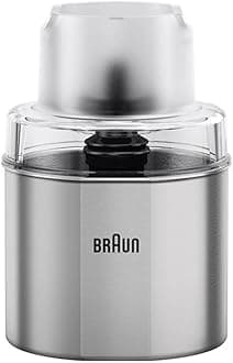 Braun MQS270SI Multiquick Coffee and Spice Grinder Hand Blender Attachment, 1.5-Cup