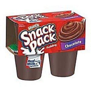 Snack Packs, Pudding and Tapioca Choices, 4 Cups