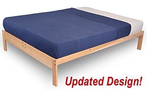 Nomad-2 Platform Bed Frame, Solid Hardwood, King