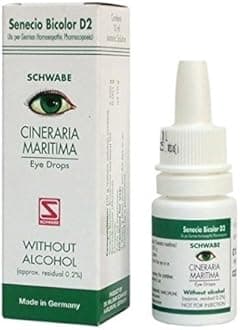 1 Pack : Cineraria Maritima Eye Drops Homoeopathic Medicine - 10ml