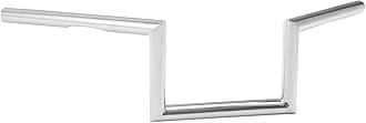 CUSTOM CHROME CCI 6" Rise 1" Fat Z-Bar Handlebar Fit For Harley-Davidson Honda Yamaha Suzuki Kawasaki Triumph Most Chopper Cruisers Bobber Bike Cafe Racer